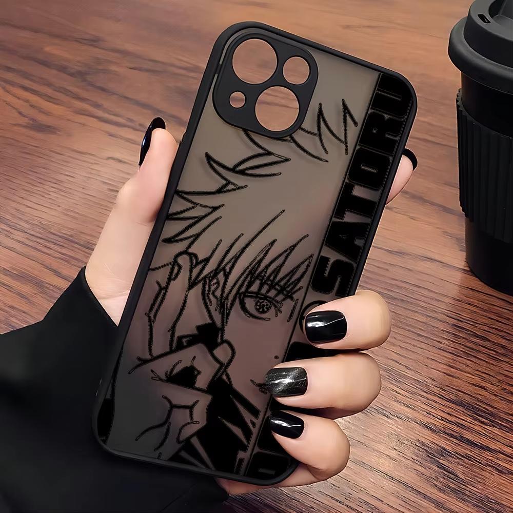 Anime Jujutsu Kaisen Phone Case For iPhone 11 12 13 14 15 16 Pro Max XR X XS Mini 8 7 Plus SE Shockproof Matte Fundas