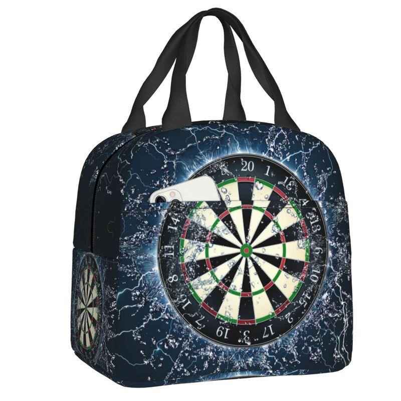 Dartscheibe Isolierte Lunchtaschen für Damen Pfeil Bogenschießen Ziel Dartscheibe Tragbarer Kühler Thermische Lebensmittel-Lunchbox Schule