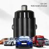 Mini 30W Car Charger USB Fast Charger QC 3.0 Quick Charge Type C PD Charging Adapter Cigarette Socket Lighter Mobile Phone Charger For Iphone