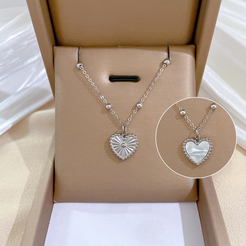 Full Titanium Steel Geometric Animal Minimalist Real Gold Necklace for Women - Collarbone Chain