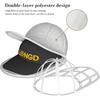 LONGD Hat Washer Cage with Snap Lock - Machine/Dryer Safe Compact Hat Cleaner for Baseball Caps & Storage
