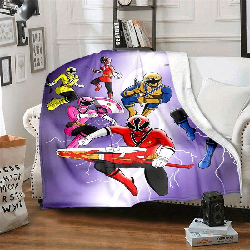 1pcPower Rangers Blanket - Soft and Comfortable for All Seasons - Perfect Gift IdeaA043042m