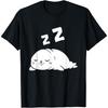 Seal Lazy Seals Pajamas Sleeping Seal T-Shirt(1)