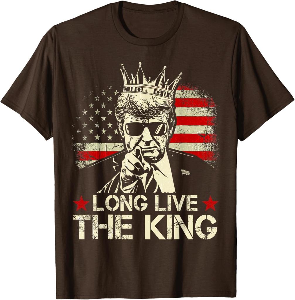 Vintage Trump-inspired Long Live The King American Unisex T-Shirt