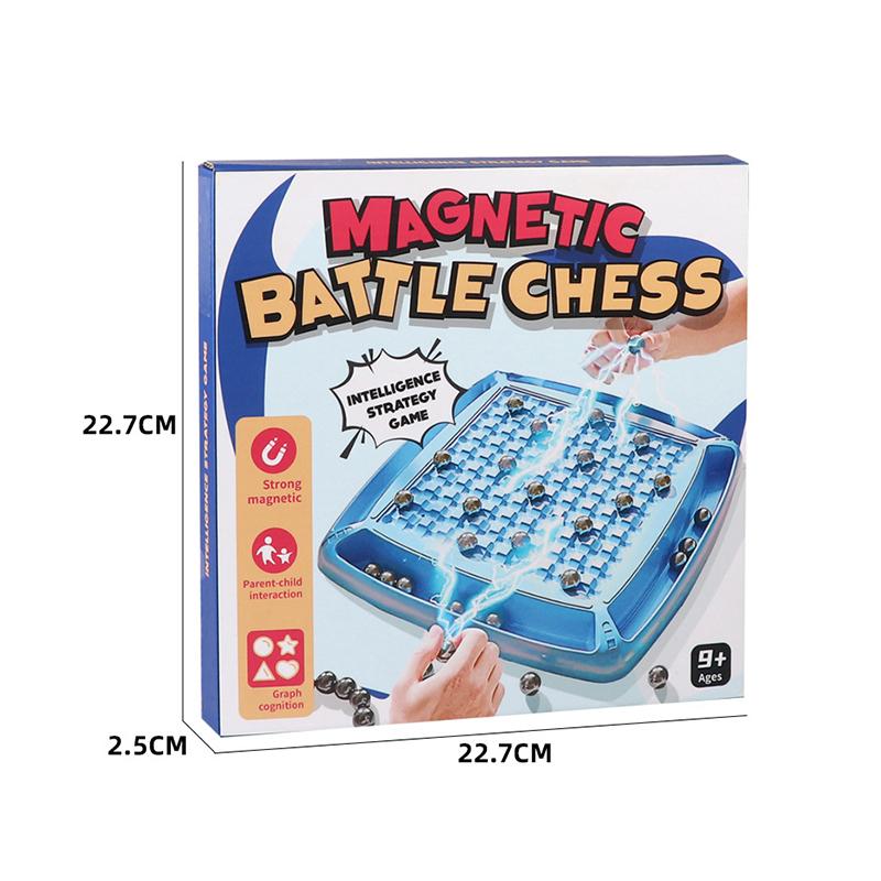 Magnetic Effect Chess Set Battle Chess Educational Checkers Game Portable Chess Board Toys Party Supplies For Family Gathering