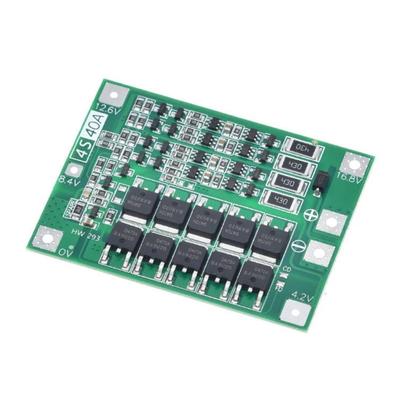 4S 40A 18650 Lithium Battery Protective Board 16.8V with Over Charge Discharge Over Current Protective Circuit Board