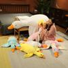 Dye Goose Tie Plush Toy Cute Cartoon Girls Sleep Companion Birthday Present