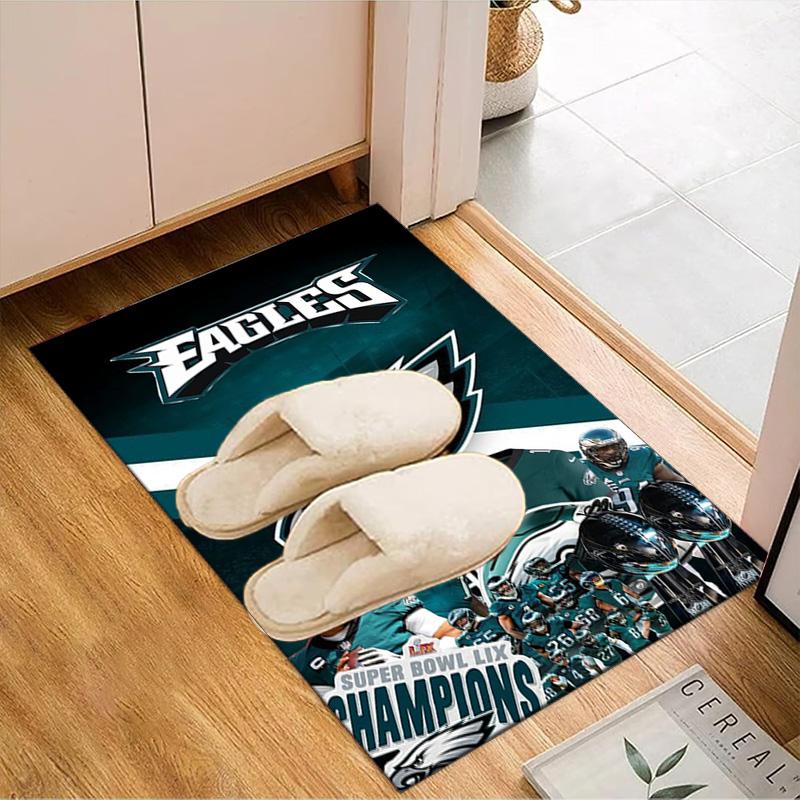 Philadelphia Eagles Rug Game Carpet, Floor Mat for Bedroom Living Room Entryway Rug, Home Decor Idea Gift for Christmas birthday