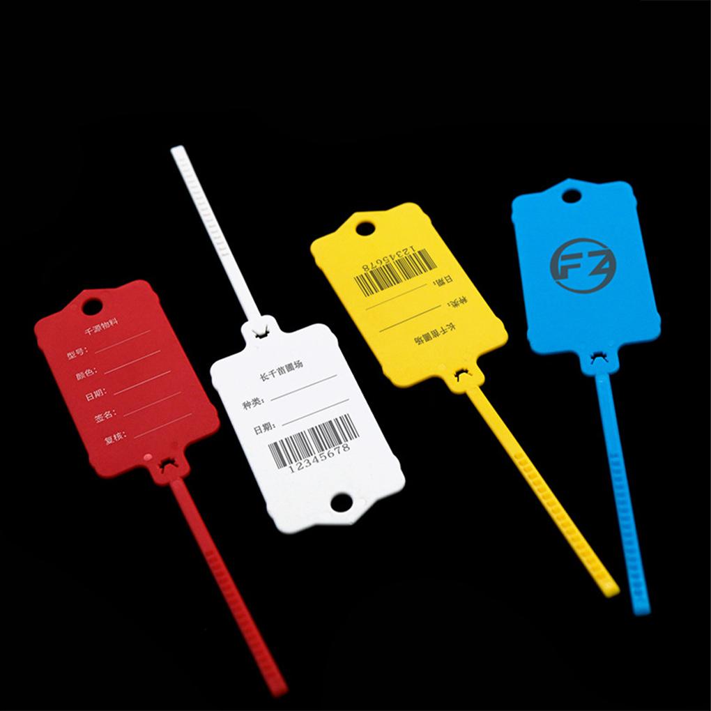 100x Tag Key Tags Durable And Reliable Reusable Plastic Straps For Various Uses Ties Key Tags