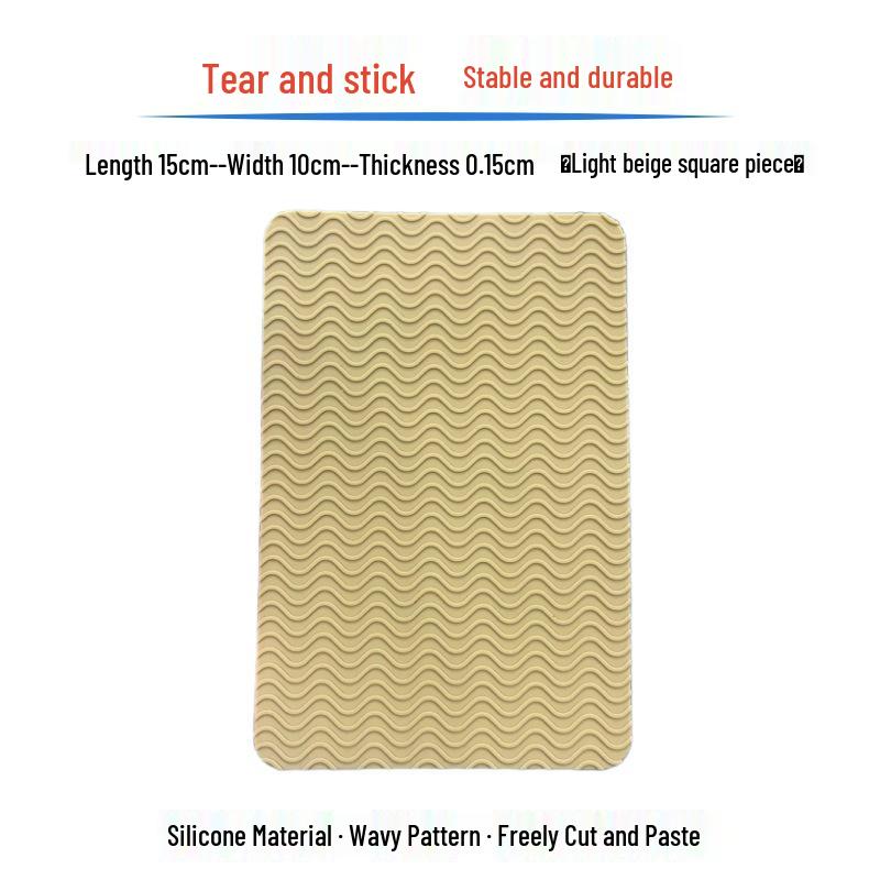 Silicone Non-slip High Heel Sole Protector: Anti-wear Forefoot Leather Film, Self-adhesive Rubber Sticker.