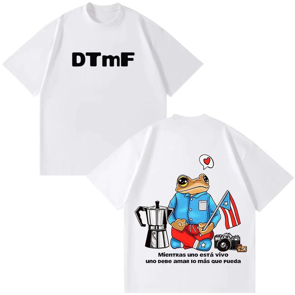 Bad Bunny 2026 Debi Tirar Mas Fotos (DTMF) World Tour Merch Hip Hop Loose Short Sleeve T-shirt