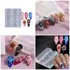 Multipurpose Nail Art Template Tool Flower Silicone Nail Art Mold Embossing Carving Templates for Nail Enthusiasts