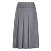DLXC Striped Mid-Rise Zipper Casual Long Skirt Women Skirts KS5313