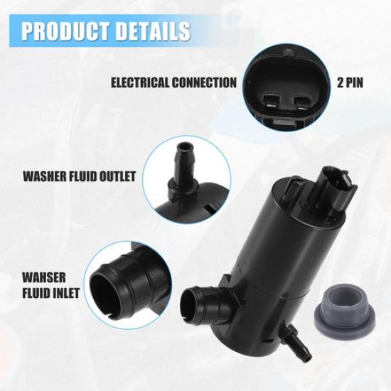 Pack of 1 For Nissan Altima 07-13 for Nissan NV200 Windshield Washer Motor Pump
