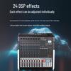 FionTu 12-Channel 4-Group Conference Audio Mixer (CN Version)