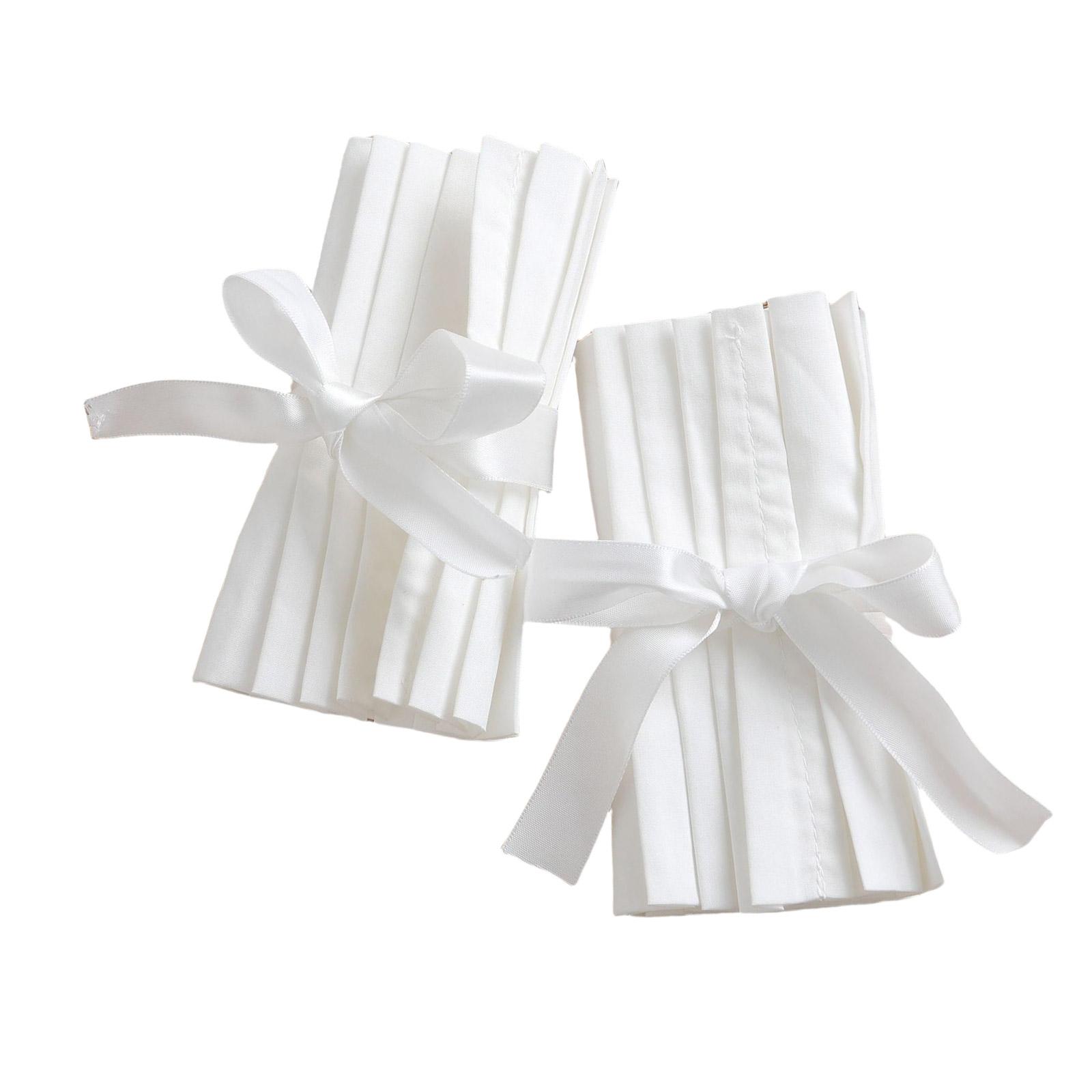 

Women Wrist Cuffs Detachable Simple Cuffs Winter Autumn Shirts Sweater Sweatshirt Elegant Pearls Buttons D