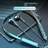 Type à suspendre autour du cou Oreillettes sportives avec tour de cou Écouteurs sans fil avec micro Casque Bluetooth Casque Bluetooth