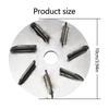 652F MultiSurface Livestock Grooming Disc Stainless Steel Dehairing Tool For Farm Animal Efficient Hair Removal Accessory