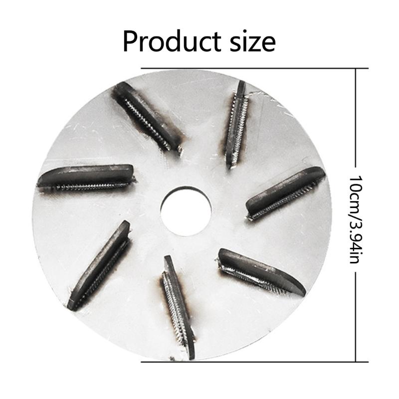 652F MultiSurface Livestock Grooming Disc Stainless Steel Dehairing Tool For Farm Animal Efficient Hair Removal Accessory