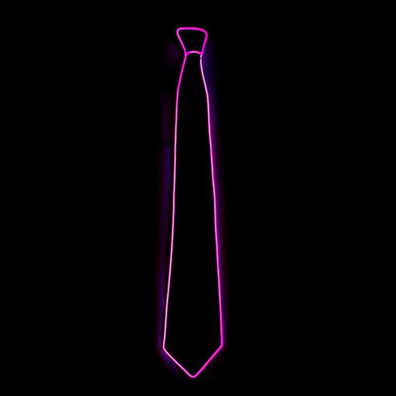 LED Light-Up Arrow Tie - Korean & British Style Wedding Fashion Accessory