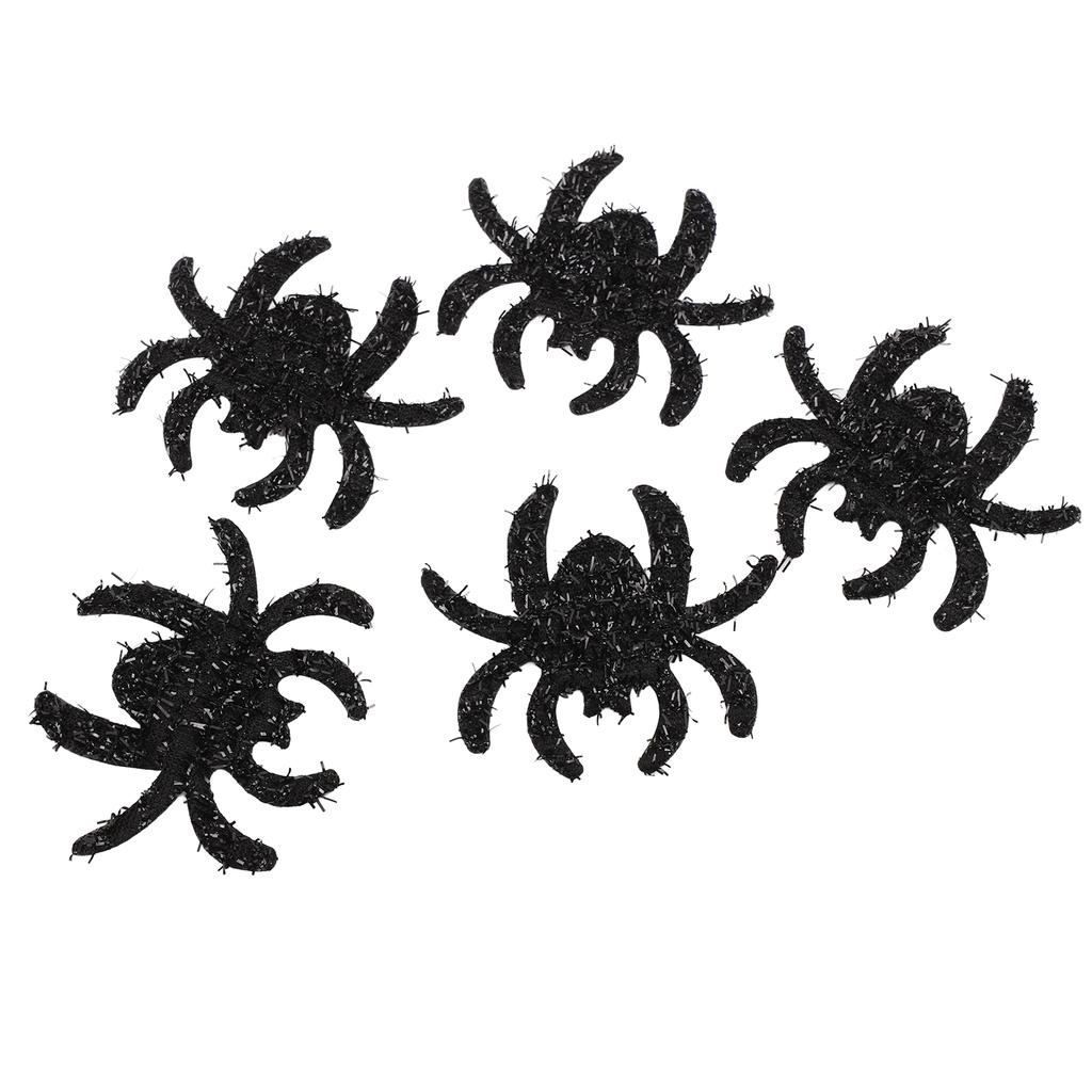 30pcs Spider Patch Spooky Non Woven Spider Patches for DIY Festival Costume Accessories Headband