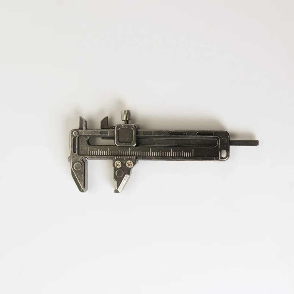 High Accuracy Mini Vernier Caliper Portable Design Multi-functional Portable Depth Ruler with Hanging Hole Window Breaker