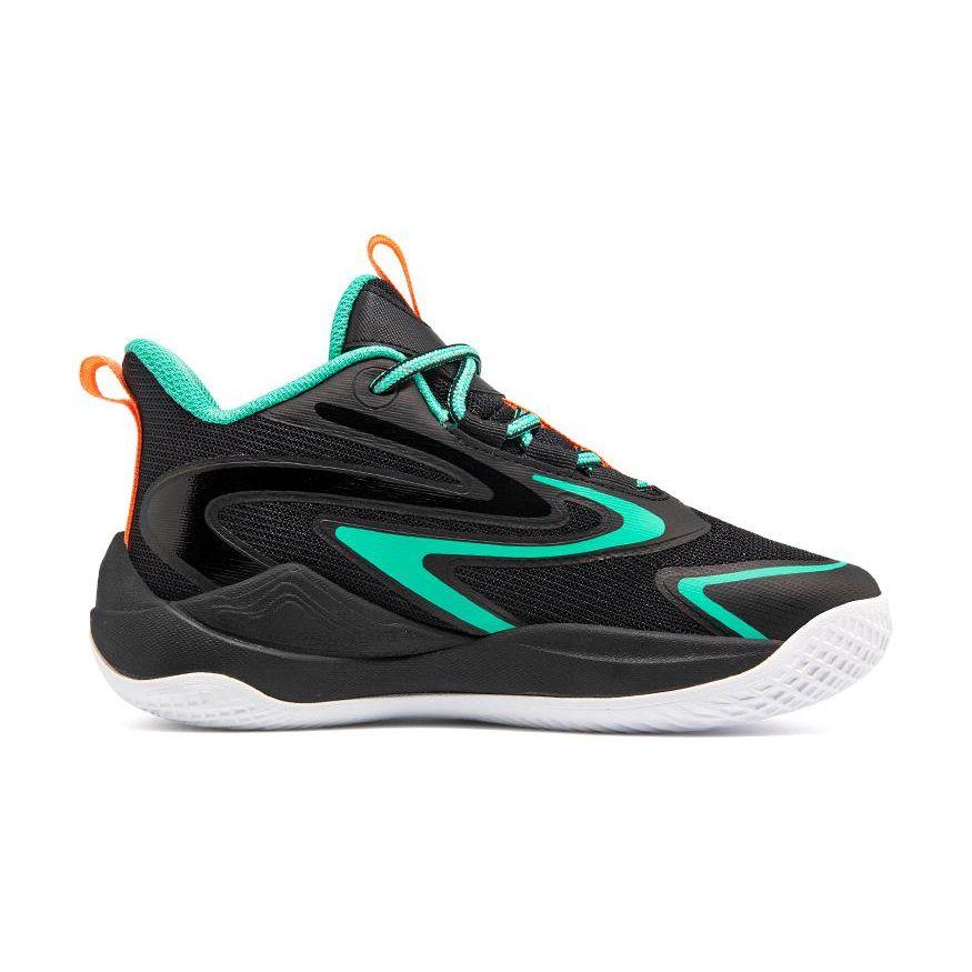 Anta Youth  Cement Nemesis Comfortable Versatile Non-Slip Shock Absorbing Wear-Resistant Mid-Top Kids Basketball Shoes A312331133-4