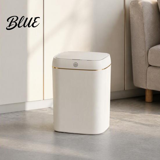 Modern Minimalist Waste Container Smart Sensor Trash Can Automatic Motion Induction Garbage Bin with Large Capacity Can Touchless Lid for Bathroom