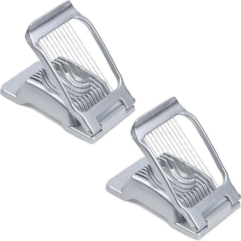 LMETJMA Egg Slicer for Hard Boiled Eggs Stainless Steel Wire Egg Slicer Dicer Cutter Kitchen Strawberry Mushroom Slicer JT188 2