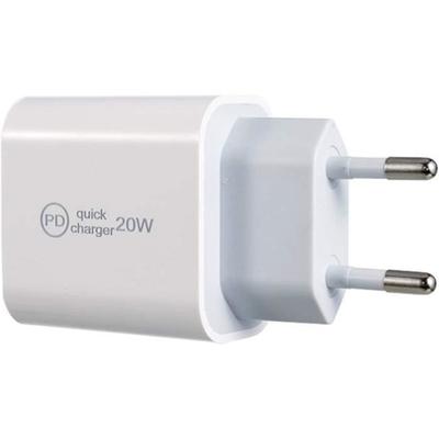 Power Adapter - STRAßE TECH - PD 20W - USB-C - Fast Charging - Compatible iPhone and Android