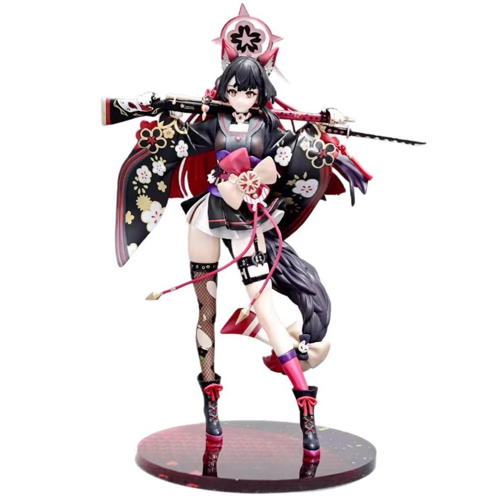 

New 25cm Blue Archive Figure Kosaka Wakamo Anime Fox Girl Pvc Action Figure Toy Statue Game Adult Collection Model Doll Gifts without box