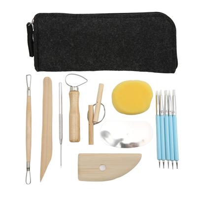 14 Pcs Clay Tools Portable Multipurpose DIY Crafts Pottery Shaping Making Polymer Clay Tools for