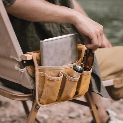 Hängende Taschen für Outdoor-Camping, Reisen, mehrere Taschen, Aufbewahrungstaschen für Autositze, Stühle, Baumrücken, Picknick-Stifte, Papier, Kochgeschirr-Organizer