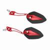 Pair 8mm 10mm Universal Motorbike Scooter Motorcycle Rearview Mirror Rear View Side Mirrors Red