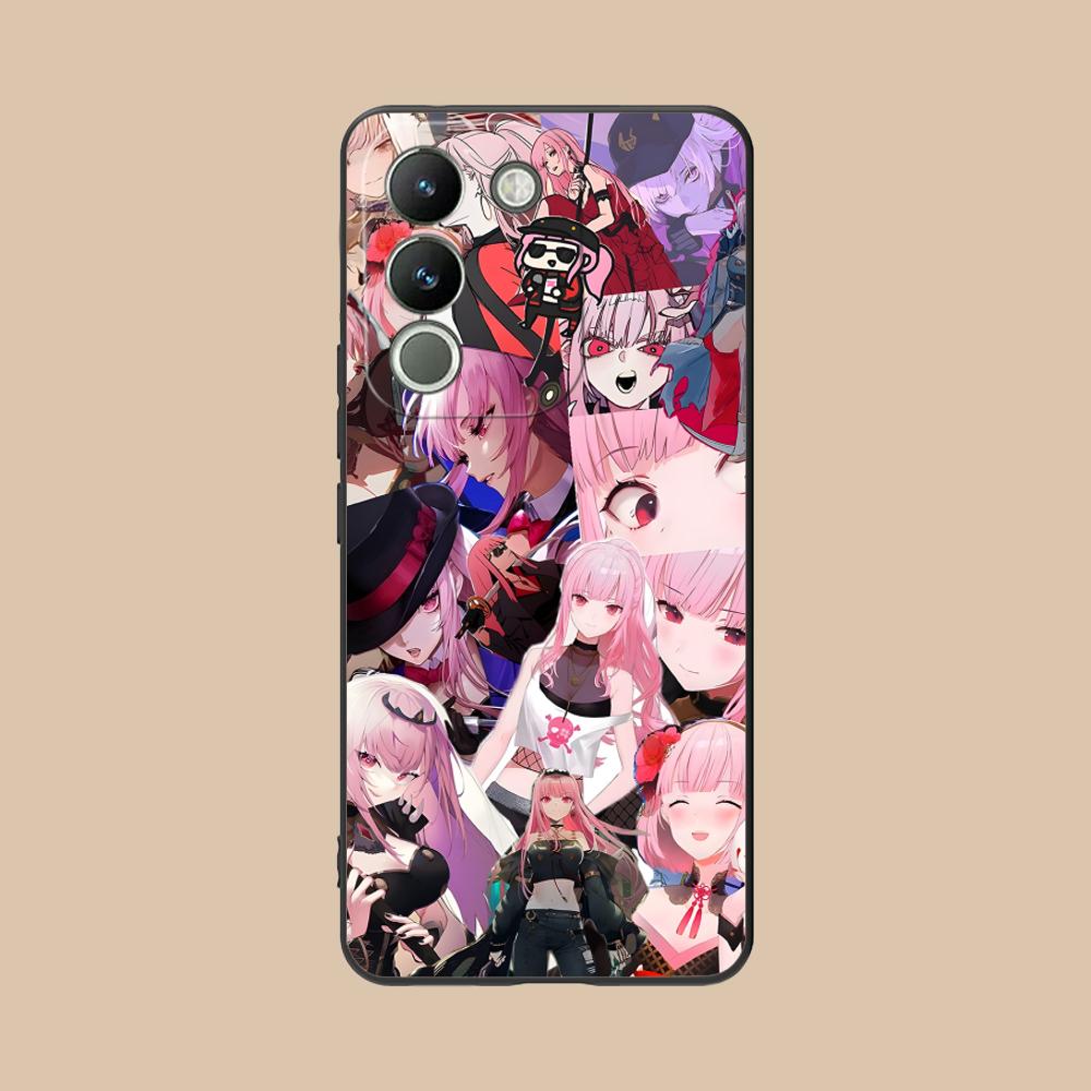 Holo Mori Calliope Matte TPU Mobile Phone Case for VIVO V60 V50 V40 V30 V29 V27 V25 V23 Pro Lite 5G Colorful Printing Cover