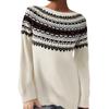 Women's Long Sleeve Crewneck Pullover Top for Casual Everyday Wear and Fall Layering