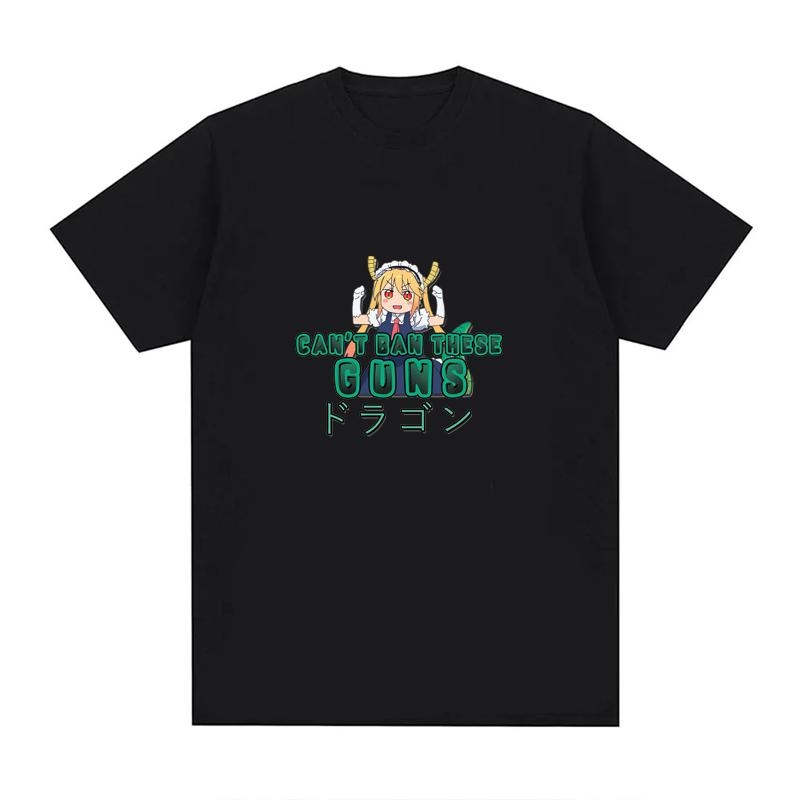 Miss Kobayashi Dragon Maid Kawaii Maidservant Tohru Funny Anime T Shirt Men Women Cotton Casual T Shirt O-Neck EU Size Tees