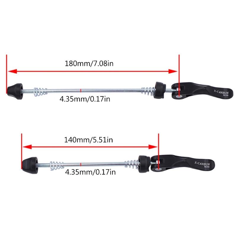 1Pair High-Strength Bicycles Hub Quick Release Lever Mountain Road Bike Wheel Hub Skewers Bicycles Quick Release Skewers