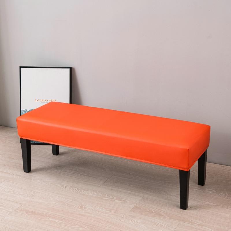 Coprisedia da Pianoforte Jacquard Impermeabile Copribanchi da Pranzo Jacquard Elasticizzato Coprisedile Rettangolare Monocolore per Sgabello