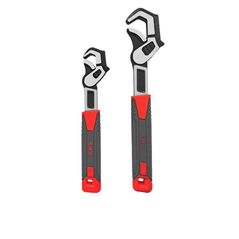 Xiaomi 8/10inch Self Locking Wrench High Carbon Steel Multi Functional Adjustable Open Wrench Manual Spanner Quick Plumbing Repair Tool