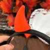 Bull Horns LED Headband Small/Medium Red Glowing Headband Durable Horn Headband  for Women Men