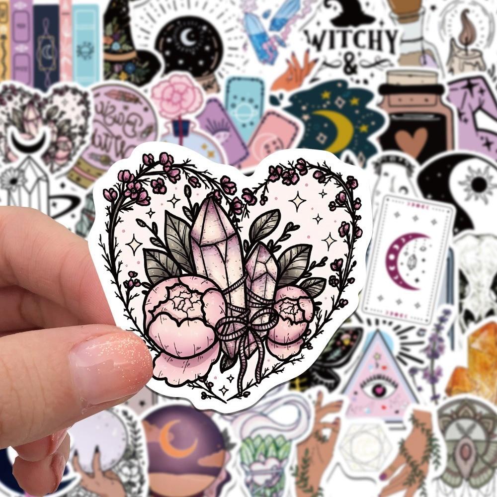 50Pcs Bohemian Wizard Series Doodle Stickers For Luggage Skateboard Notebook Phone Case Sticker Story Store
