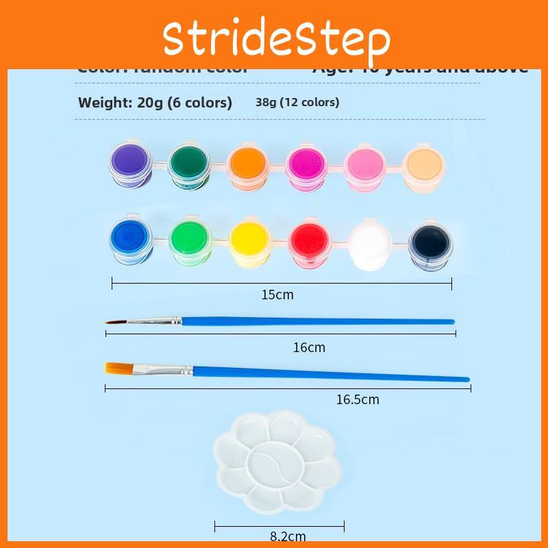 Art Kids Supplies With 12 Assorted Acrylic Colors And Drawing Tools Gift For