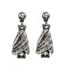 Gothic Style Halloween Upside-Down Bat Earring Stud Zinc Zinc Alloy Inverted Bat Earring Stud  Women