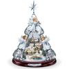 Christmas Tree Rotating Sculpture Train Decoration Window Stickers Christmas Decorations Winter Home Furnishings