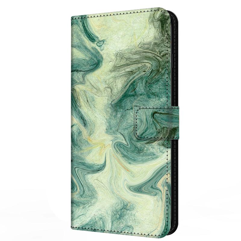 Leather Flip Case for Samsung A37 A57 Cover Wallet Book Stand Magnetic Cove Galaxy A 57 37 5G Capa Marble Partterns Funda Bumper