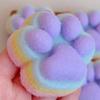 Four Color Fluff Cat Claw Squishy Toys Slow Rebound Soft Pinch Decompression Fidget For Kids Adults Stress Relief Holiday Gift