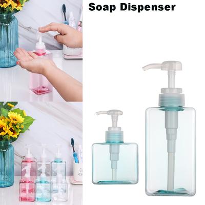 Skin Care Square Shape Portable Mousse Lotion Bottles Shampoo Bottle Soap Dispensers Hand Pump