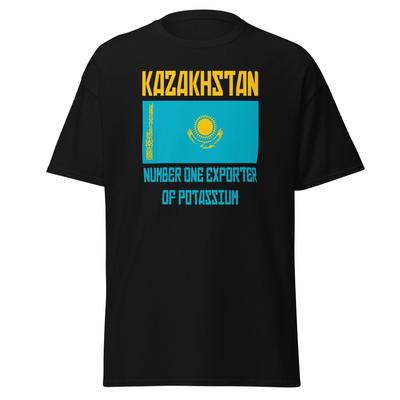 Kazakhstan Number One Exporter Of Potassium - Funny Borat Shirt Quote - Unisex Unisex T-Shirt