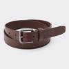 GU by Uniqlo Leather Vintage Narrow Belt  Adjustable 